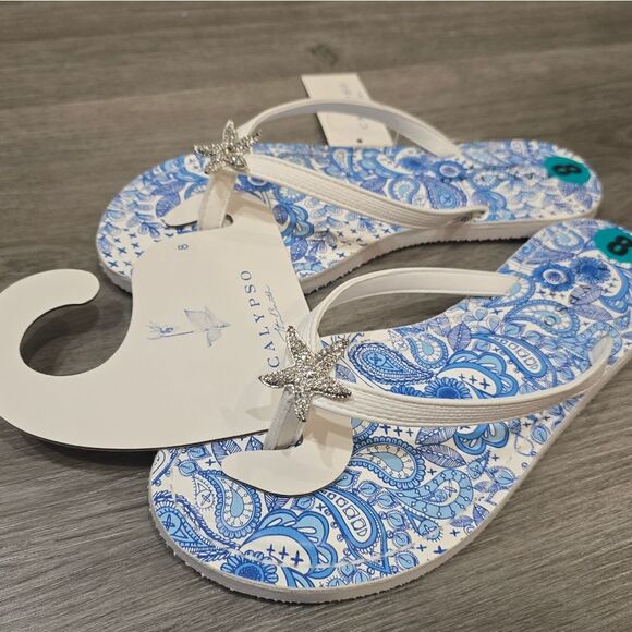 Calypso St. Barth Mariner Flip-Flop Sandals - Picture 4 of 7